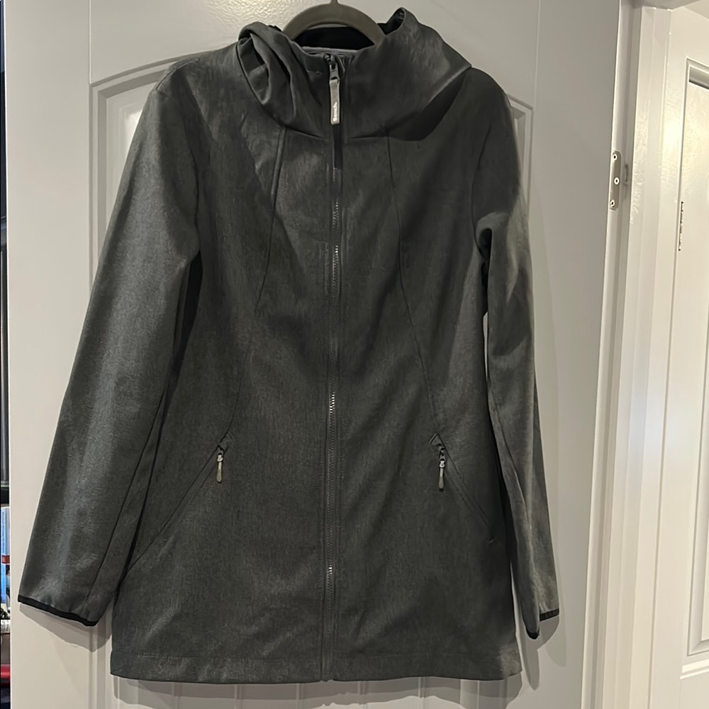 Women's Gray Hooded Jacket